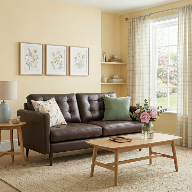 Oakley Leather Sofa