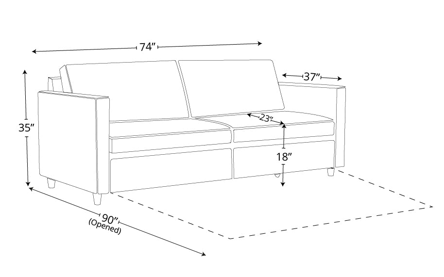 Oakley Queen Sleeper Sofa