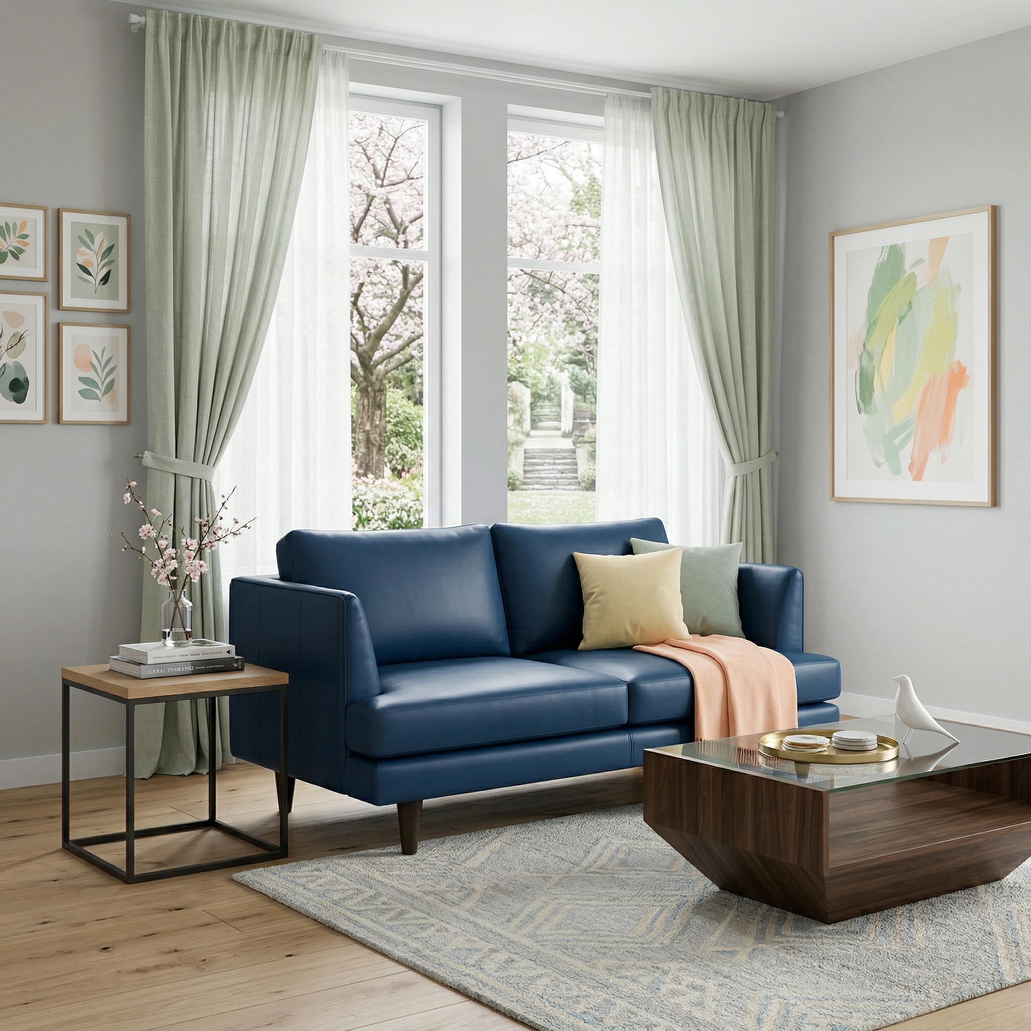 Skyline Leather Loveseat