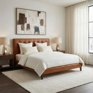 Brooklyn Leather Bed