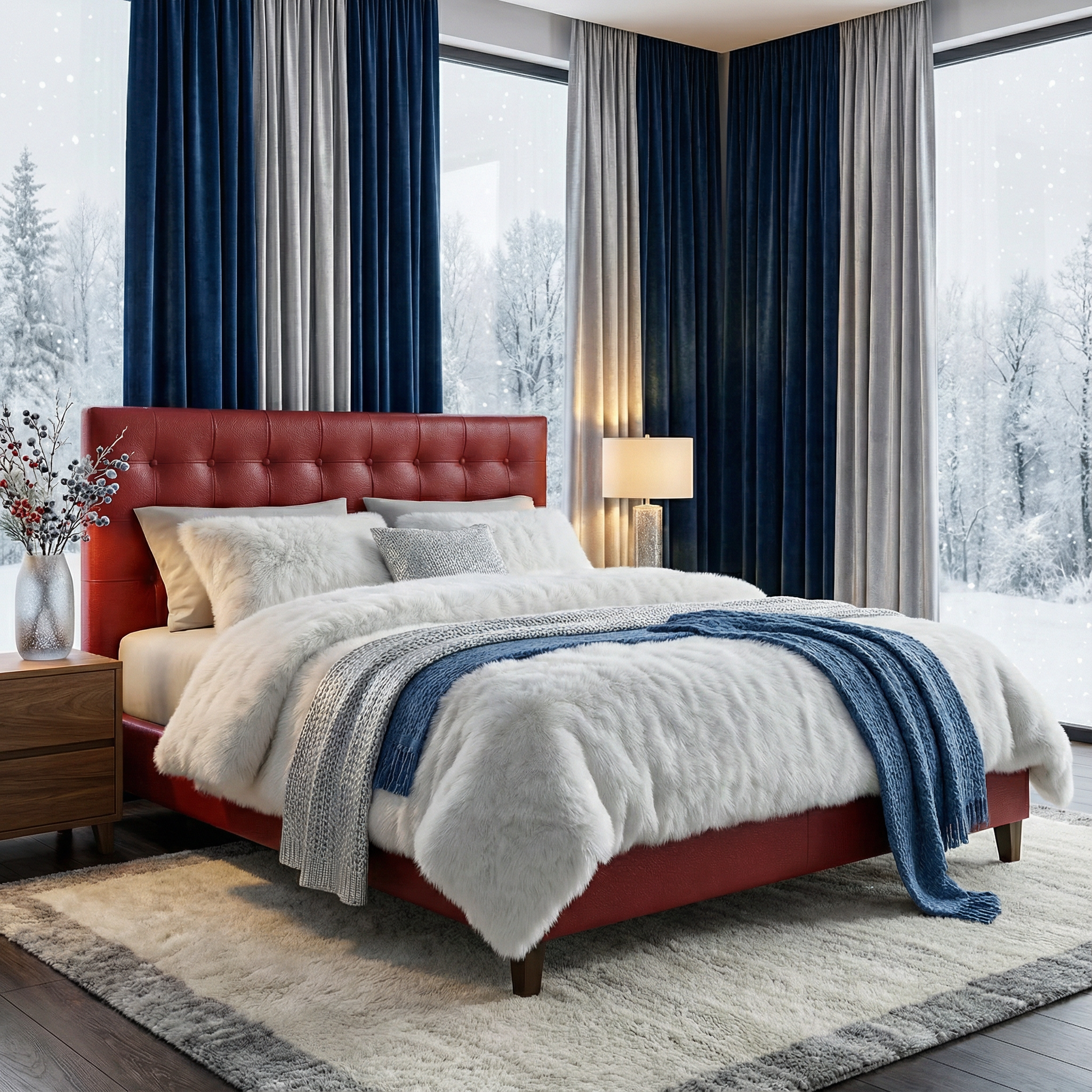 Brooklyn Leather Bed