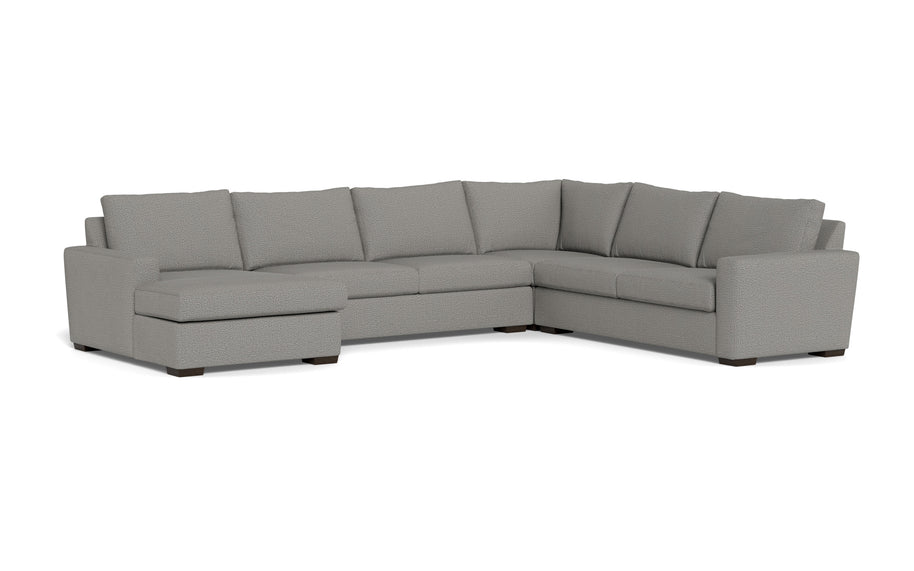 Alexa Corner Sectionals With Left Chaise-Fabric Sofa-Alley Pepper-MAK Modern
