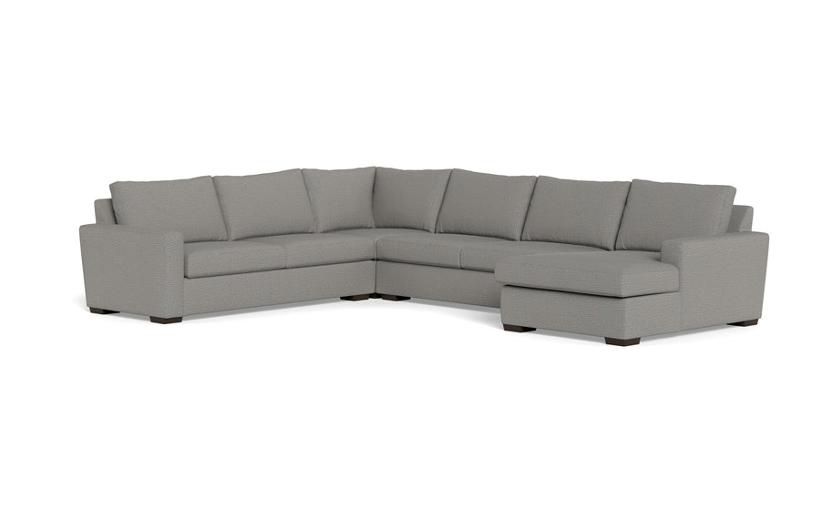 Alexa Corner Sectionals With Right Chaise-Fabric Sofa-Alley Pepper-MAK Modern