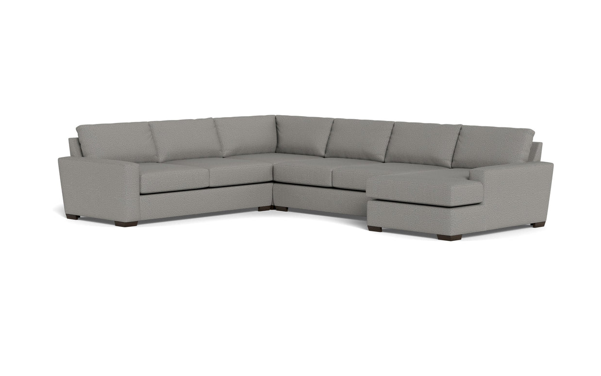 Kai Corner Sectionals With Right Chaise-Fabric Sofa-Alley Pepper-MAK Modern