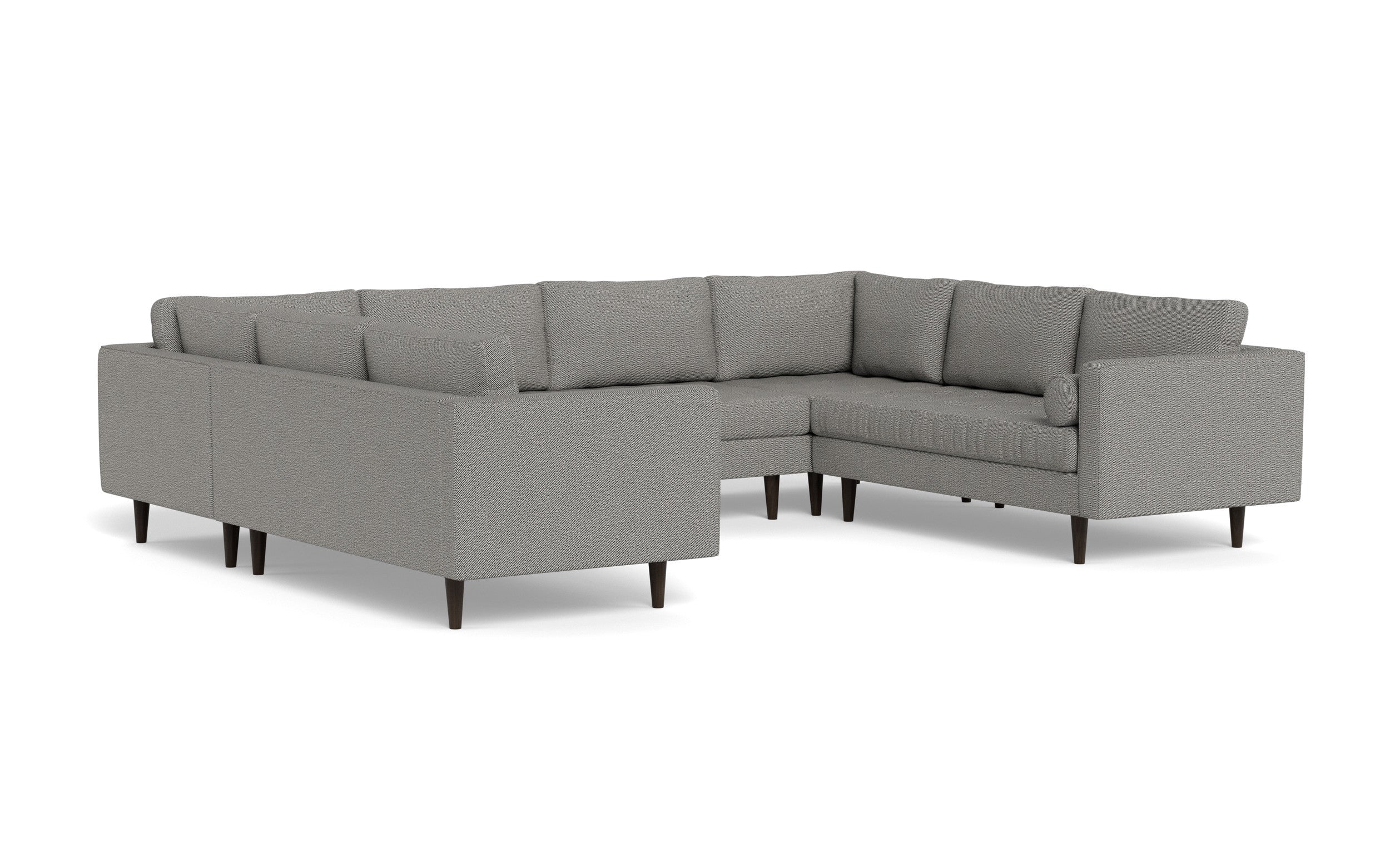 Ayden U Sectional-Fabric Sectional-Alley Pepper-MAK Modern