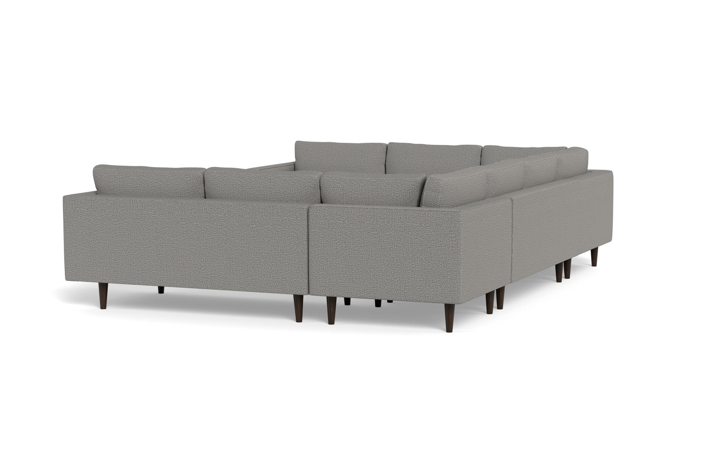 Ayden U Sectional-Fabric Sectional-Alley Pepper-MAK Modern