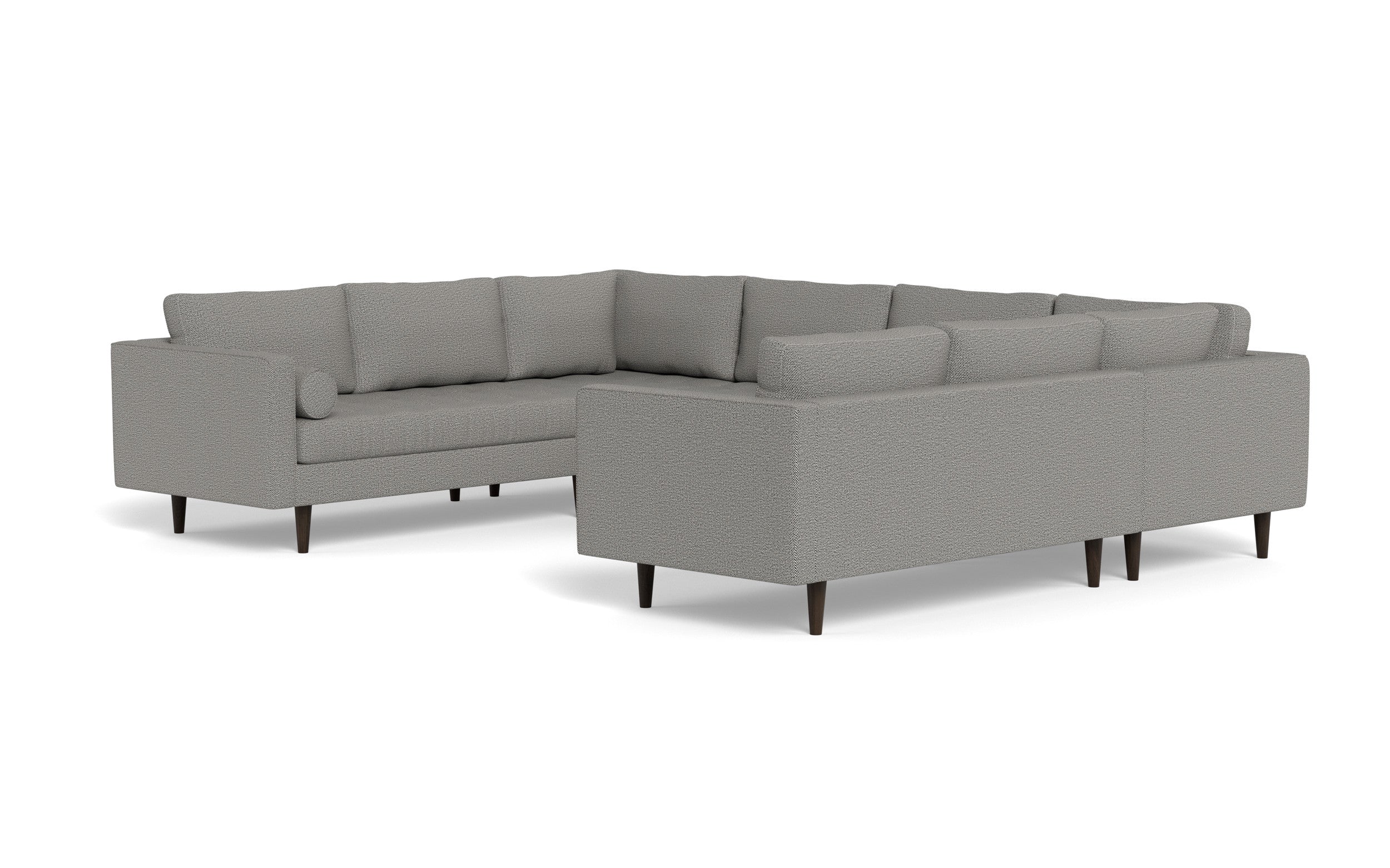 Ayden U Sectional-Fabric Sectional-Alley Pepper-MAK Modern