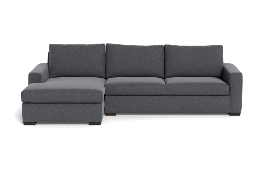 Alexa Left Chaise Sectional-Fabric Sofa-Bennett Charcoal-MAK Modern