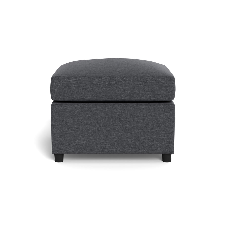 Summit Ottoman-Fabric Sofa-Curious Charcoal-MAK Modern
