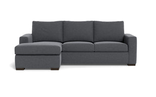 Alexa Reversible Sofa Chaise-Fabric Sofa-Bennett Charcoal-MAK Modern