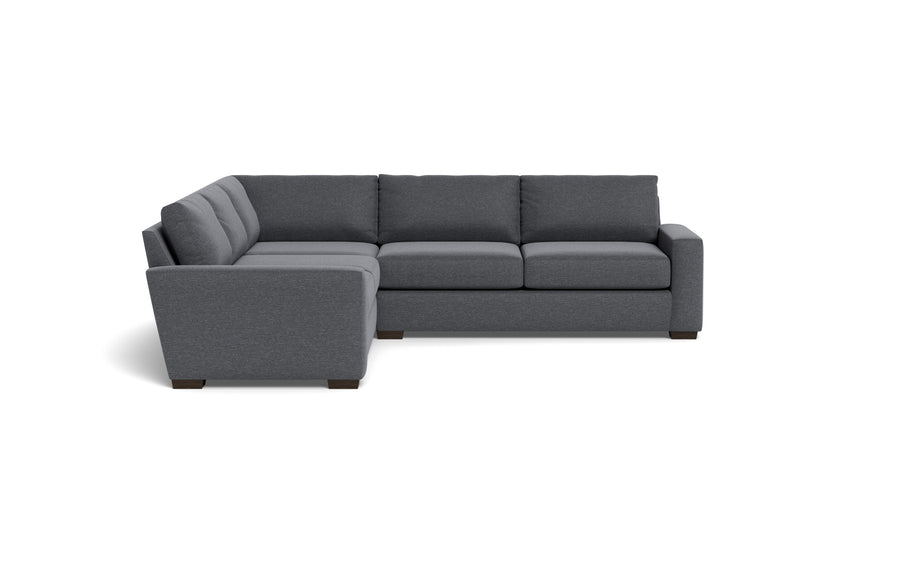 Alexa Corner Sectional-Fabric Sofa-Bennett Charcoal-MAK Modern