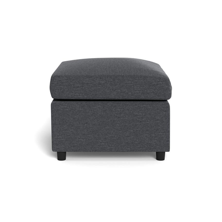 Summit Ottoman-Fabric Sofa-Bennett Charcoal-MAK Modern