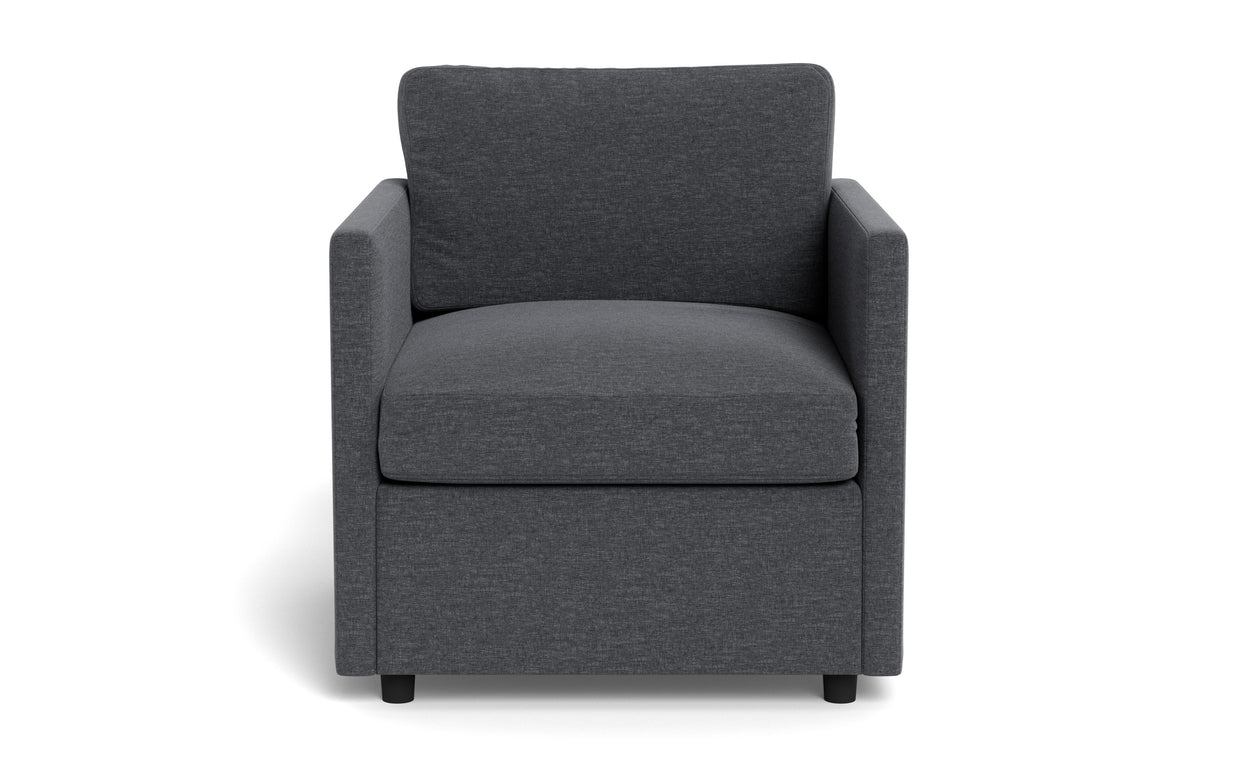 Summit Arm Chair-Bennett Charcoal-MAK Modern