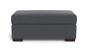 Alexa Ottoman-Fabric Sofa-Bennett Charcoal-MAK Modern
