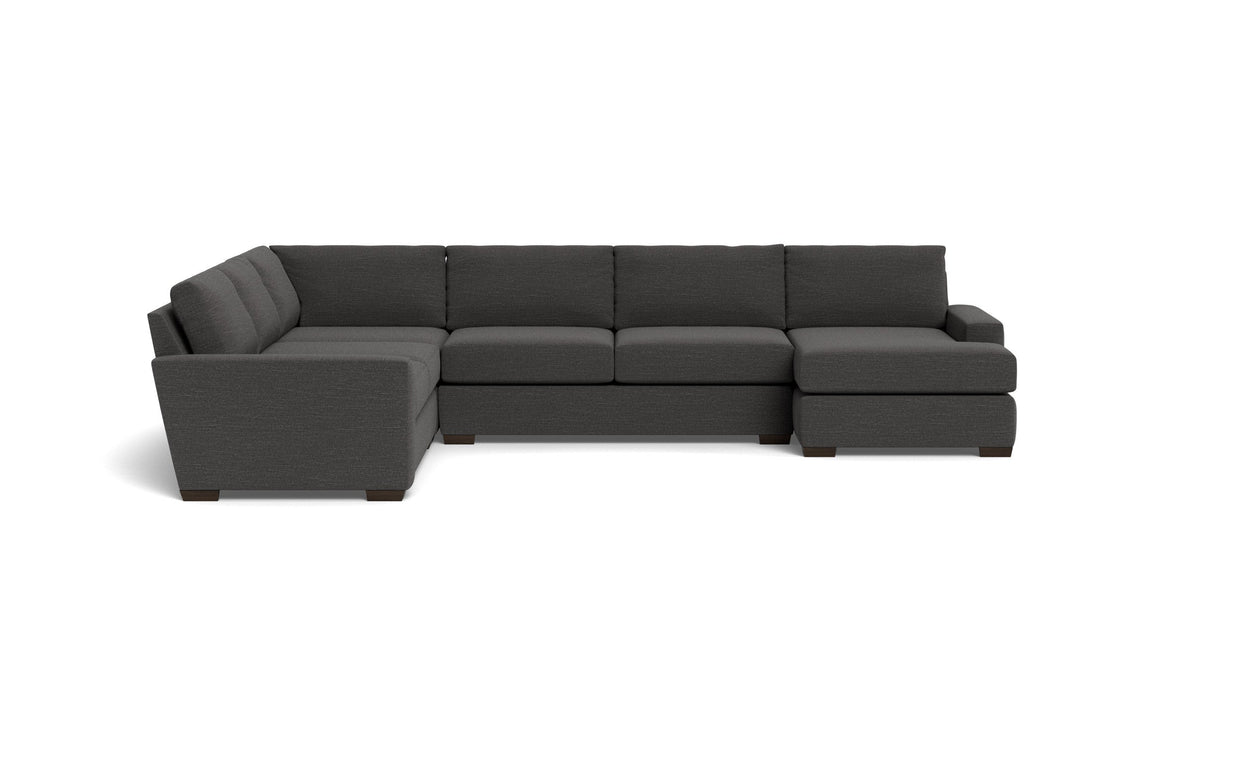 Kai Corner Sectionals With Right Chaise-Fabric Sofa-Curious Charcoal-MAK Modern