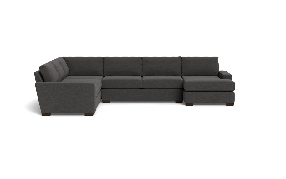 Kai Corner Sectionals With Right Chaise-Fabric Sofa-Curious Charcoal-MAK Modern