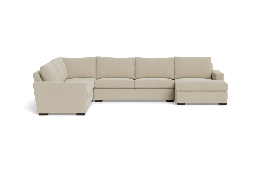 Alexa Corner Sectionals With Right Chaise-Fabric Sofa-Curious Pearl-MAK Modern