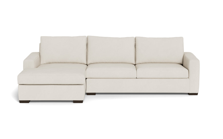 Alexa Left Chaise Sectional-Fabric Sofa-Curious Snow-MAK Modern