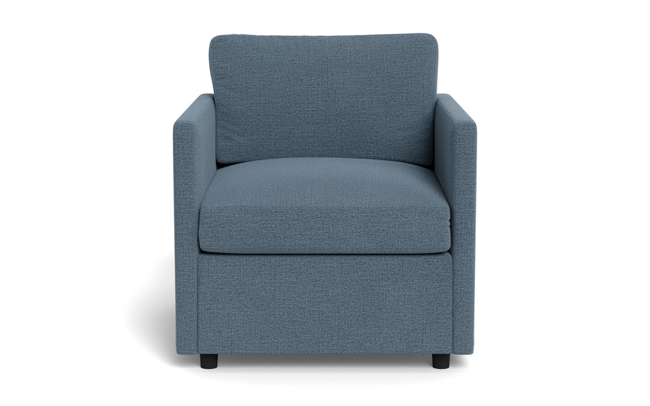Summit Arm Chair-Elliot French Blue-MAK Modern