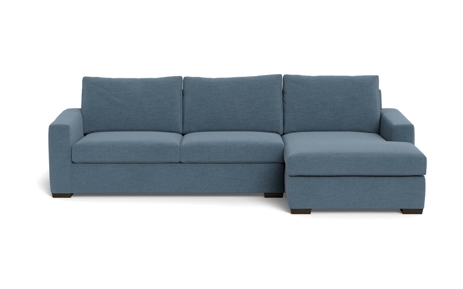 Alexa Right Chaise Sectional-Fabric Sofa-Elliot French Blue-MAK Modern