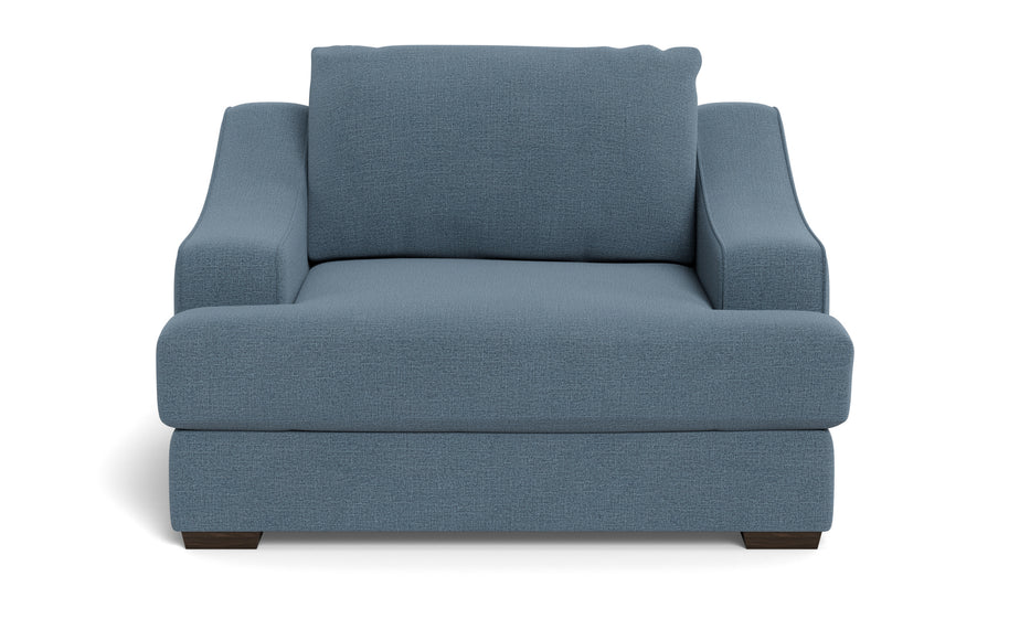 Ascent Arm Chair-Fabric-Elliot French Blue-MAK Modern