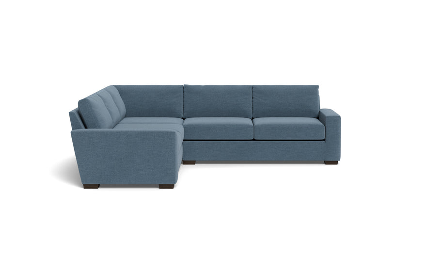Alexa Corner Sectional-Fabric Sofa-Elliot French Blue-MAK Modern