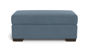 Alexa Ottoman-Fabric Sofa-Elliot French Blue-MAK Modern