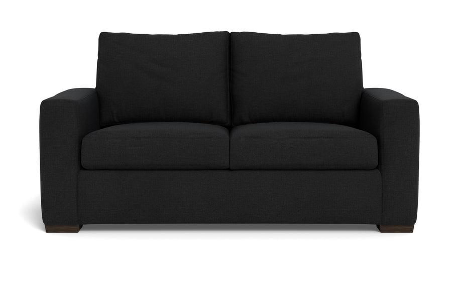 Alexa Loveseat-Fabric Sofa-Merit Onyx-MAK Modern