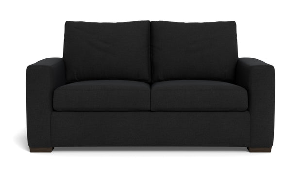 Alexa Loveseat-Fabric Sofa-Merit Onyx-MAK Modern
