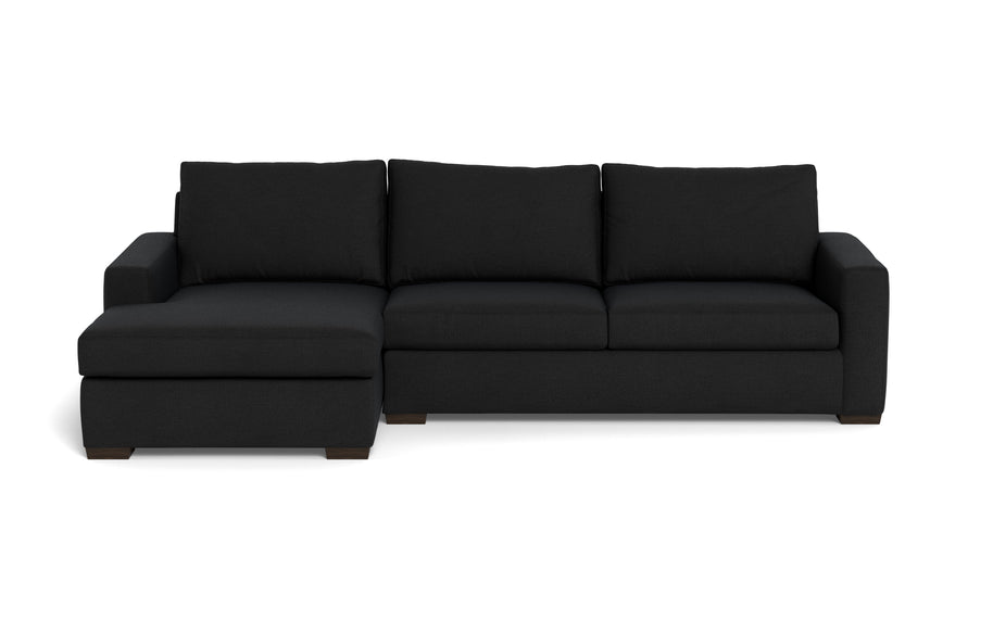 Alexa Left Chaise Sectional-Fabric Sofa-Merit Onyx-MAK Modern
