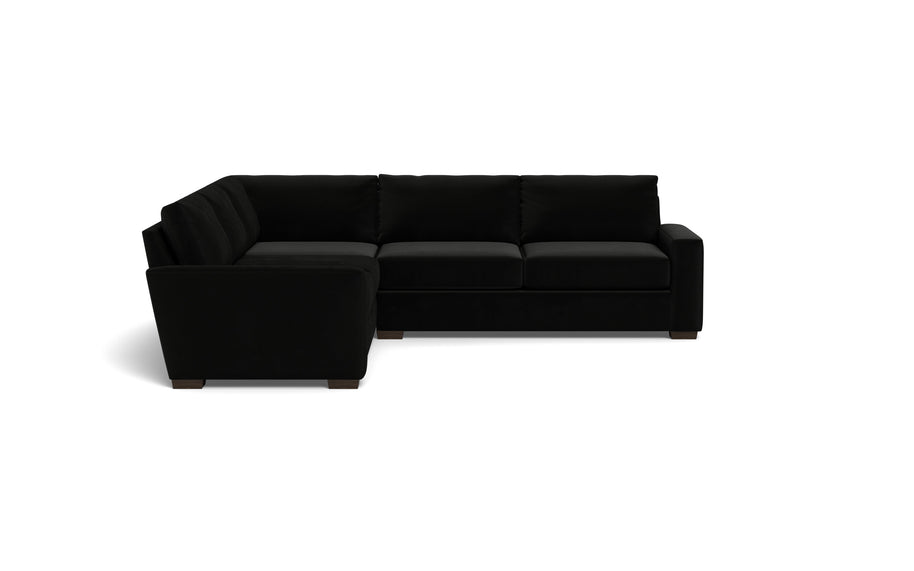 Alexa Corner Sectional-Fabric Sofa-Superb Gun Metal-MAK Modern
