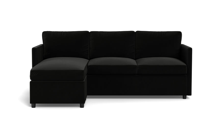 Summit Reversible Sofa Chaise-Fabric Sofa-Superb Gun Metal-MAK Modern