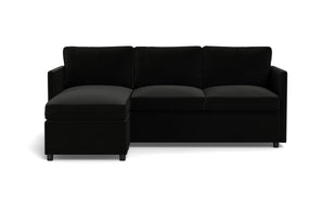 Summit Reversible Sofa Chaise-Fabric Sofa-Superb Gun Metal-MAK Modern