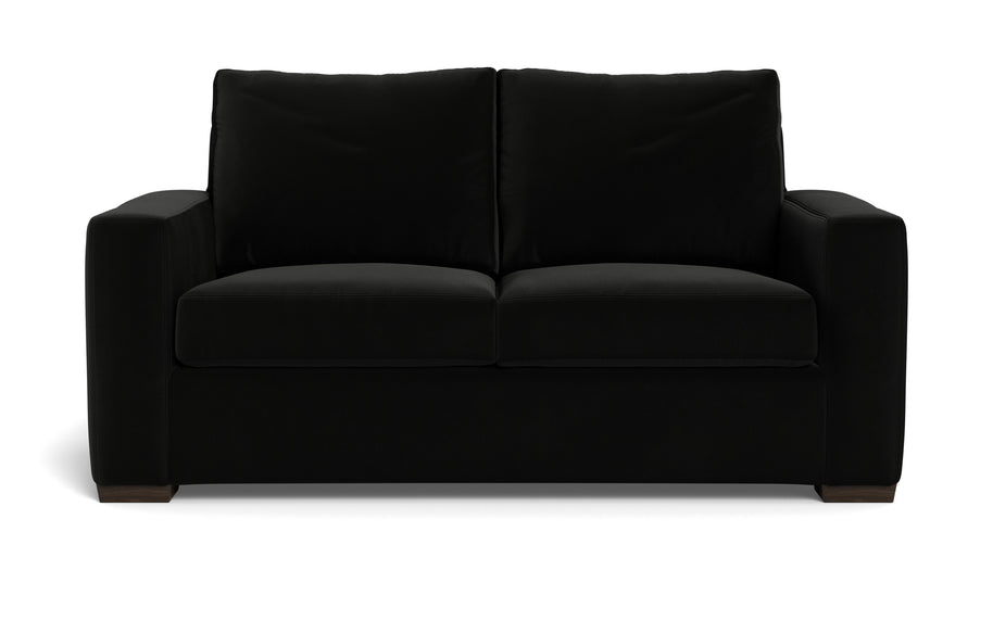Alexa Loveseat-Fabric Sofa-Superb Gun Metal-MAK Modern