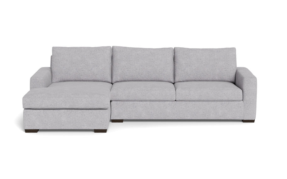 Alexa Left Chaise Sectional-Fabric Sofa-Travis Pewter-MAK Modern