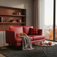 Skyline Leather Loveseat