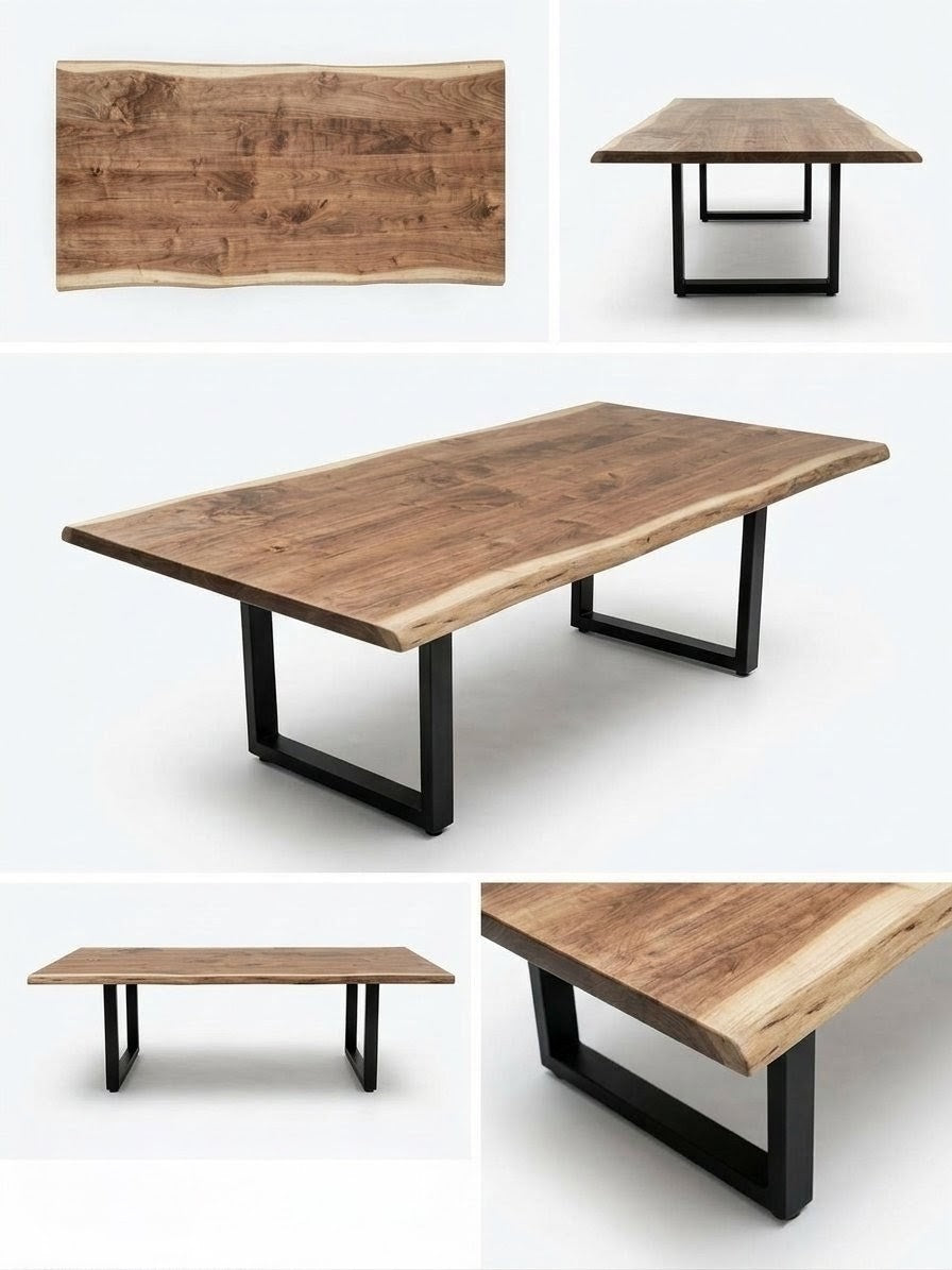 Nylah Maple — Live Edge Dining Table